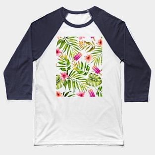 Palm and Popsicles Baseball T-Shirt